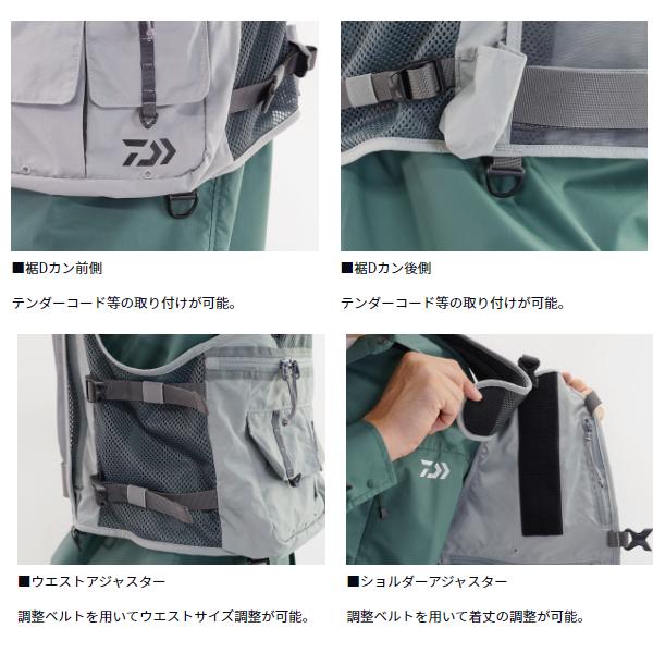 DAIWA（ダイワ） DV-3226 ネイティブクリークベスト カーキ フリー
