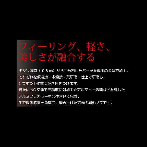 リブレ ノブ単体 TB-S シマノB用 1個 ファイヤー&ブラック 品番 10792