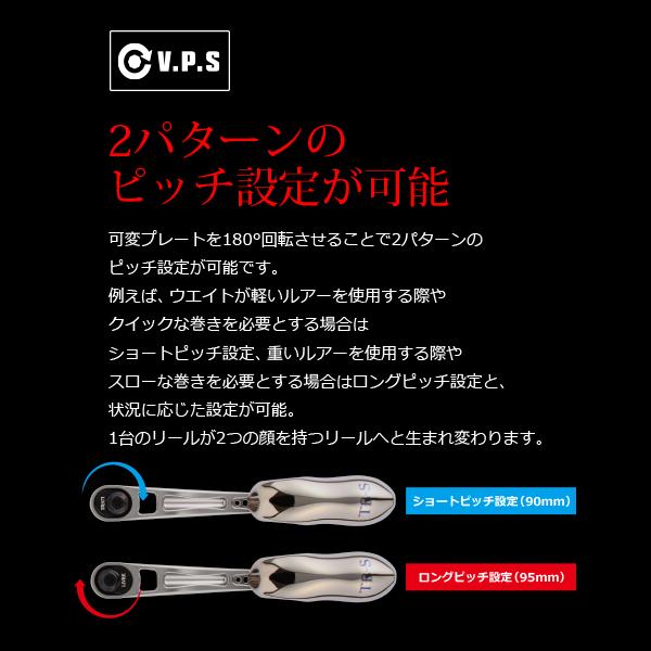 リブレ LB90-95 (TB-S) M8左巻(シマノ/ダイワ300番〜) チタン+ブラック