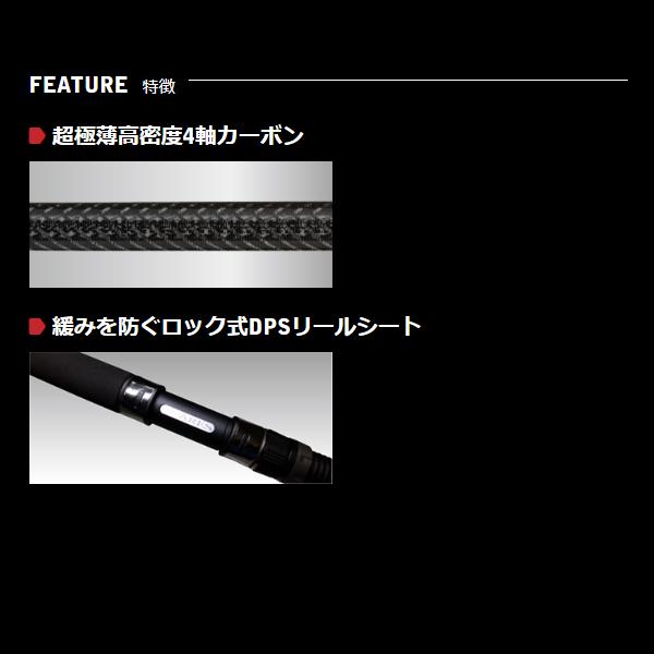 宇崎日新 アレス ブラックジャガー GVX S601/2 6.1 ジギングロッド