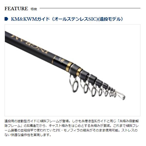 宇崎日新 イングラム 遠投 両軸 4号 6.25m 【公式通販】
