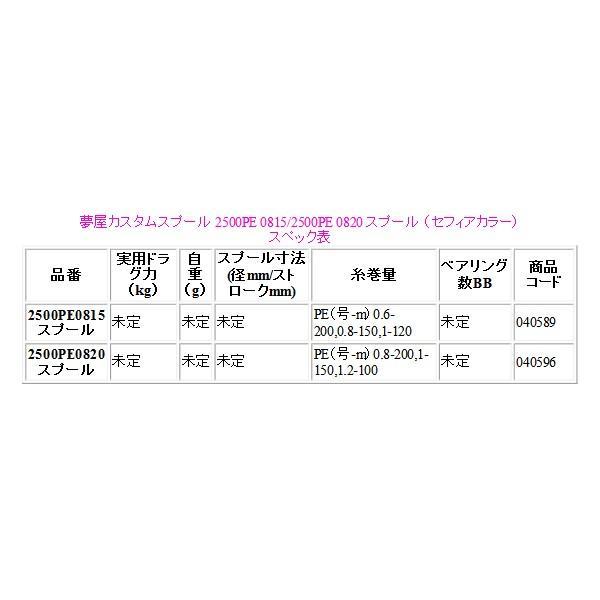 シマノ（SHIMANO） 夢屋 19 カスタムスプール 2500PE 0820 セフィア