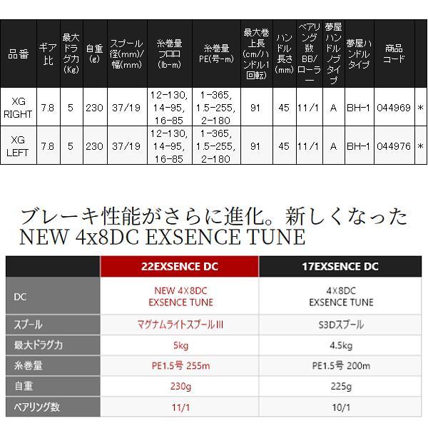 シマノ（SHIMANO） 送料無料 22 エクスセンス DC XG LEFT 左 リール