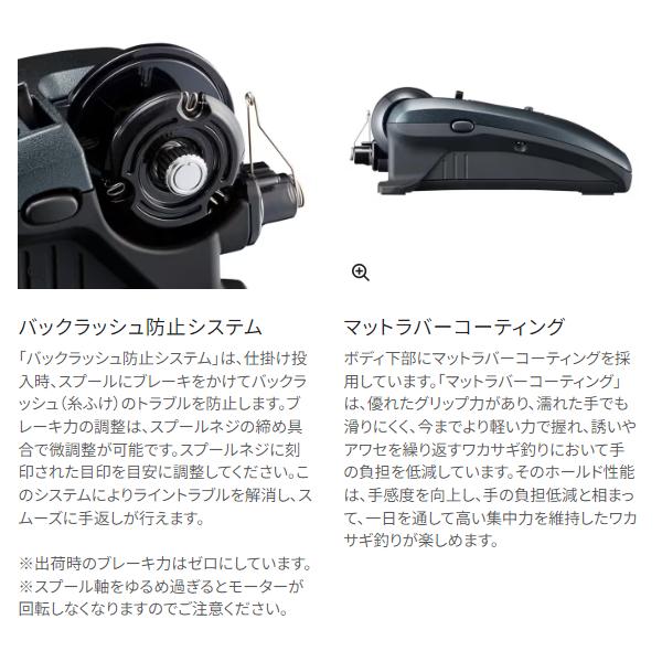 シマノ 24 レイクマスターCT-T ダークブルー ワカサギリール シマノ 24 レイクマスターCT-T ダークブルー ワカサギリール