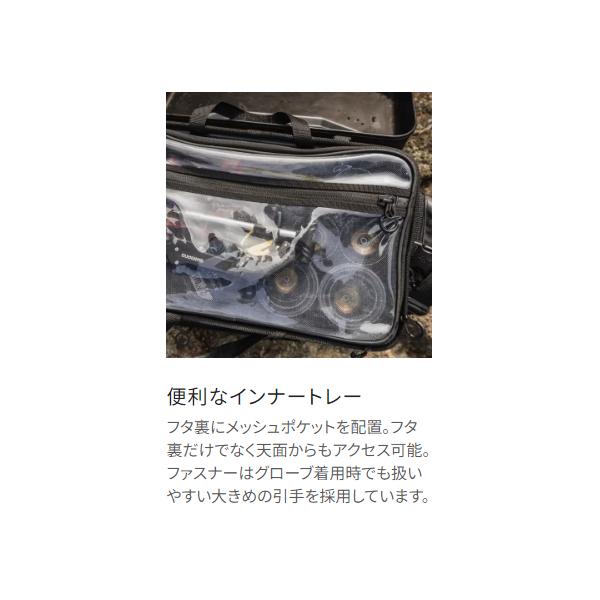 シマノ ロックショア タフタックルバッグ BA-201X ブラック 36L ( 2024