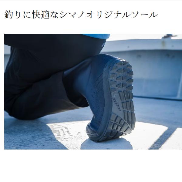 シマノ 　ショートデッキブーツ 　FB-341X 　ネイビー 　XL 　( 2024年 3月新製品 )｜fuga1948｜02