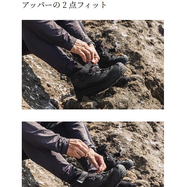 ( 限定特価 ) シマノ 　ロックシューズ カットラバーピンフェルト 　FS-021X 　ブルーグレー 　25.0cm_2