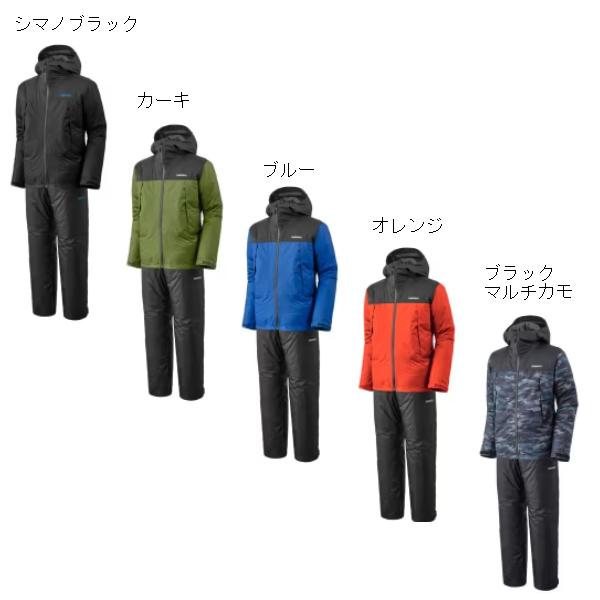 SHIMANOベーシックインサレーション レインスーツ 01 Lサイズ新品未使用 Mサイズ RB-057X ベーシックインサレーションレインスーツ 01 SHIMANO
