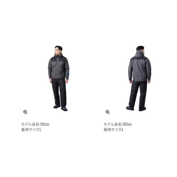 シマノ ベーシックハイロフト レインスーツ 01 RB-077Y シマノブラック