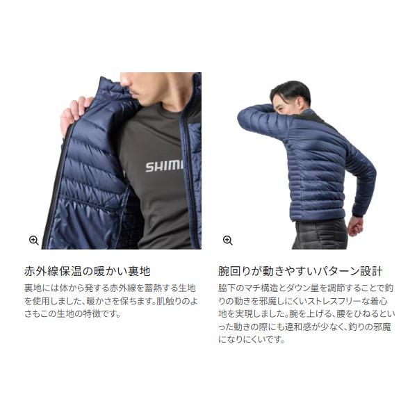 シマノ（SHIMANO） ( 只今 欠品中 ) テックダウン ジャケット WJ-012X