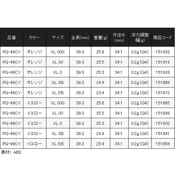 シマノ（SHIMANO） ゼロピット DVC TYPE-D XL PG-49CY イエロー XL 0