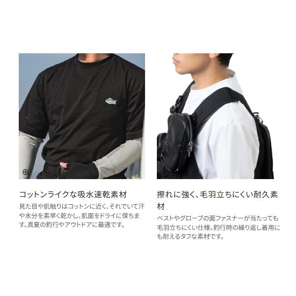シマノ（SHIMANO） ドライポケットTシャツ SH-031Z ネイビー M ( 2026