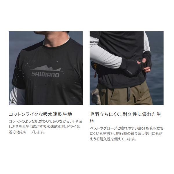 シマノ（SHIMANO） ドライグラフィックTシャツ SH-023Z サンクス