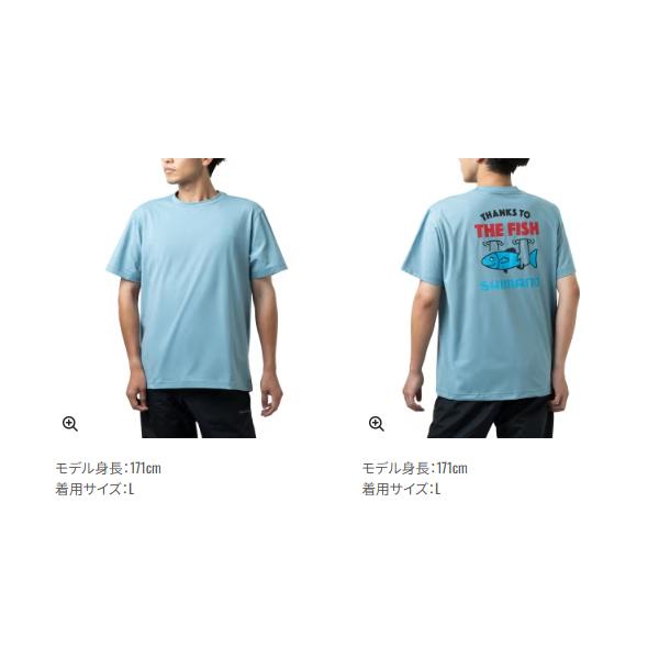 シマノ（SHIMANO） ドライグラフィックTシャツ SH-023Z サンクス