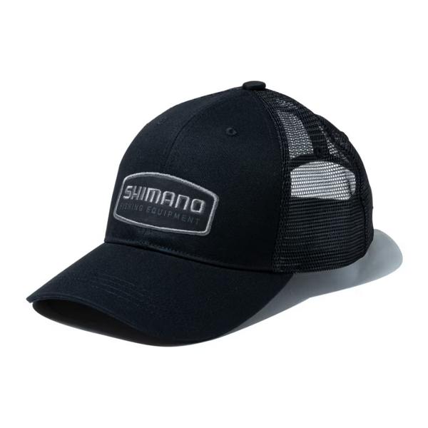 シマノ（SHIMANO） ワッペン ハーフメッシュキャップ CA-081Z ブラック