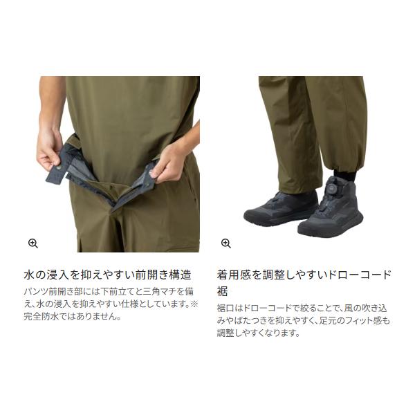 シマノ（SHIMANO） ESレインパンツ 03 RA-024Z ブラック XL ( 2026年 3