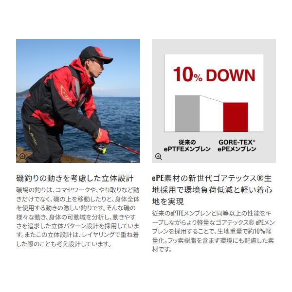 ( 予約受付中 ) 　シマノ 　ネクサス ゴアテックス レインスーツ 　RA-101Z 　ブラック 　L 　( 2026年 3月新製品 )　