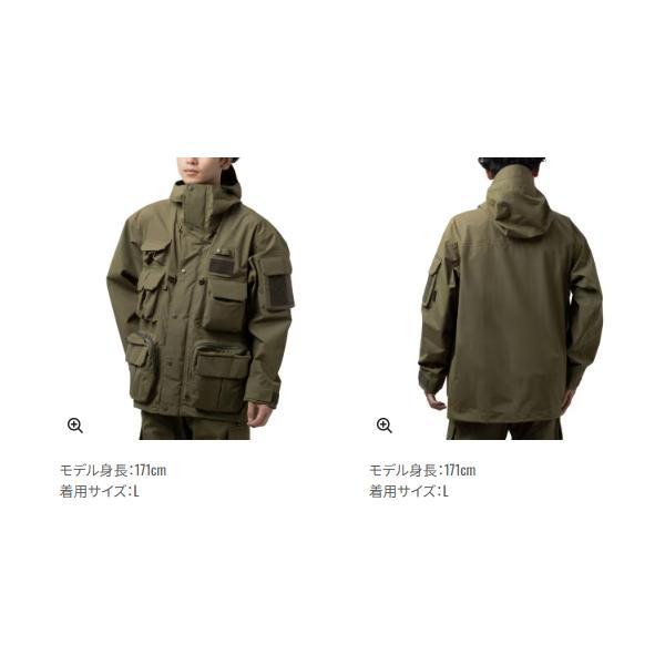 シマノ  ESレインジャケット 03  RA-023Z  ペールHUNカモ  XL ( 2026年 3月新製品 )の画像