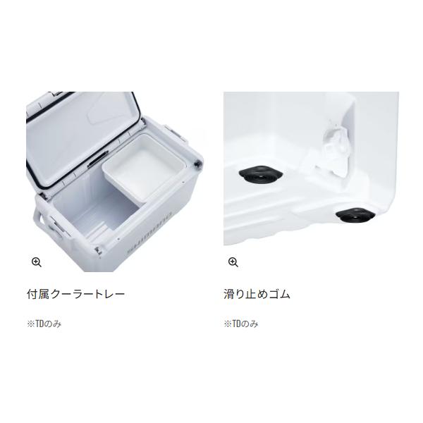 (取寄せ 4月末頃メーカー生産予定)  シマノ  ユニフリーズ BS 30L キャスター  ND-630Z  ピュアホワイト  クーラー ( 2026年 3月新製品 )の画像