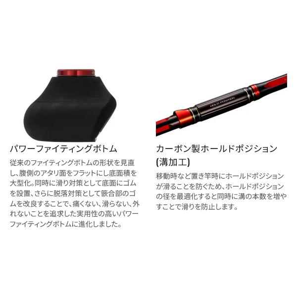 シマノ（SHIMANO） 24 チェルマーレ 落し込み 64M/MH245 ロッド 船竿