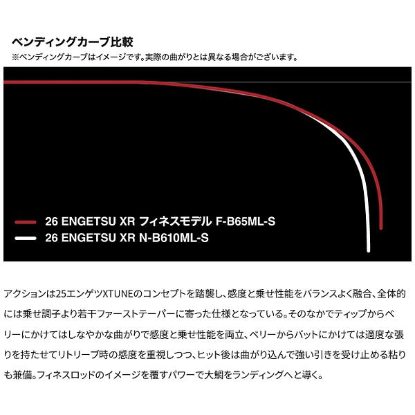 シマノ（SHIMANO） 26 炎月 エンゲツ XR フィネスモデル F-B65ML-S 鯛