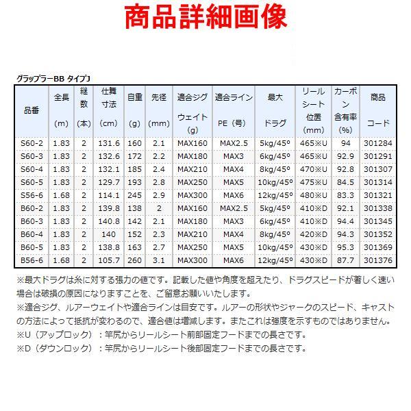 シマノ 　21 グラップラー BB タイプJ 　B60-2 　ロッド 　ソルト竿 　( 2021年 2月新製品 ) 　@170｜fuga1948｜05