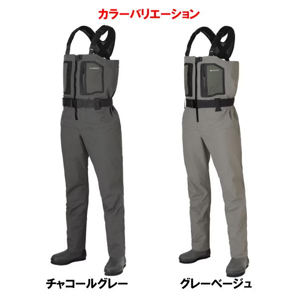 シマノ（SHIMANO） ドライシールド＋4 ストレッチウェーダー カット