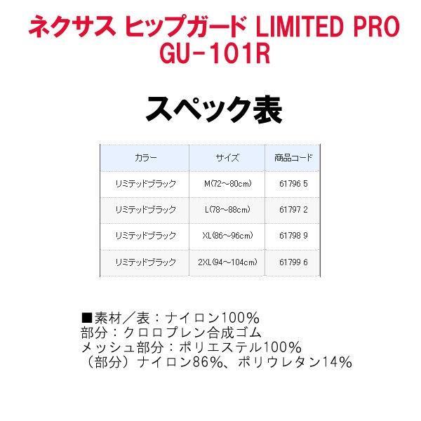 シマノ（SHIMANO） ネクサス ヒップガード リミテッドプロ GU-101R