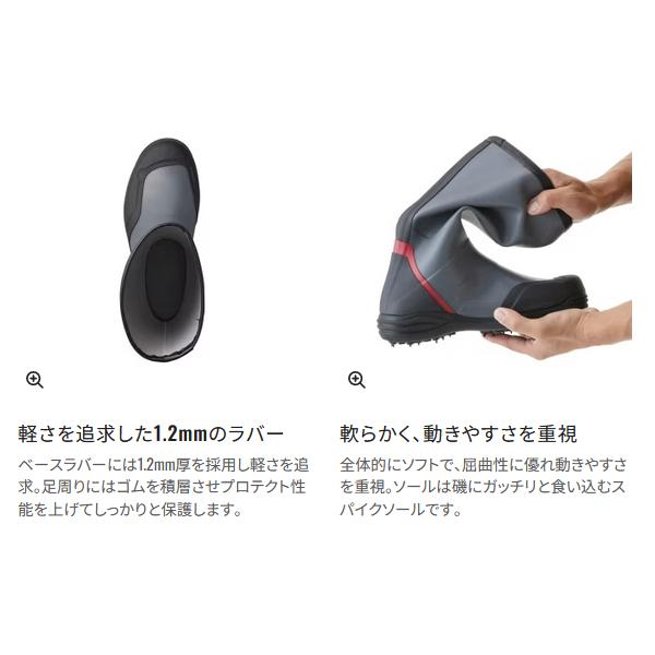( 限定特価 )シマノ  スタンダードライトブーツ スパイク  FB-020W  チャコール  Sの画像