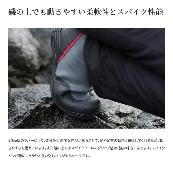 ( 限定特価 ) シマノ  スタンダードライトブーツ スパイク  FB-020W  チャコール  Mの画像