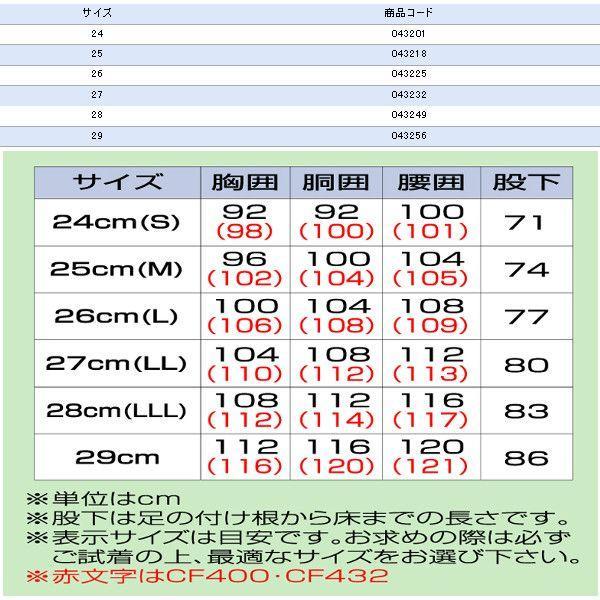 阪神素地 　ワーキングウェーダー　　( 先丸 ラバー底 ) 　尻、ひざ補強・ウエストベルト付 　CF-432 　ブラック 　25cm_1
