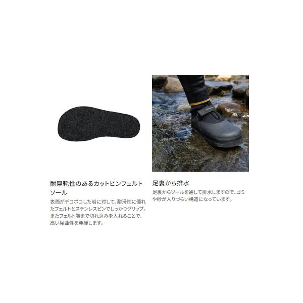 シマノ（SHIMANO） （24年3月新商品） カットピンフェルトタビ 中割 FT