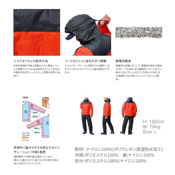 シマノ ベーシック インサレーション レインスーツ ネイビー Mサイズ RB-057X ベーシックインサレーションレインスーツ 01 SHIMANO