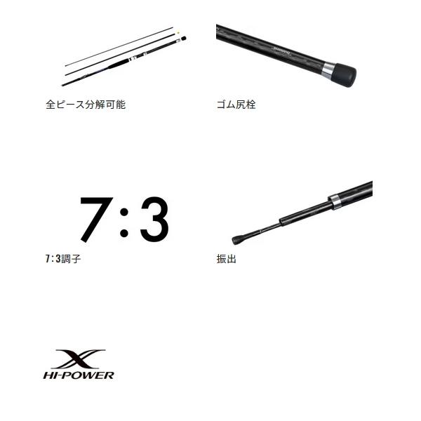 （23年9月新商品） シマノ 23 シーウイング 73 120-240T3 （仕舞寸法 124.6cm） （保証書付）の画像