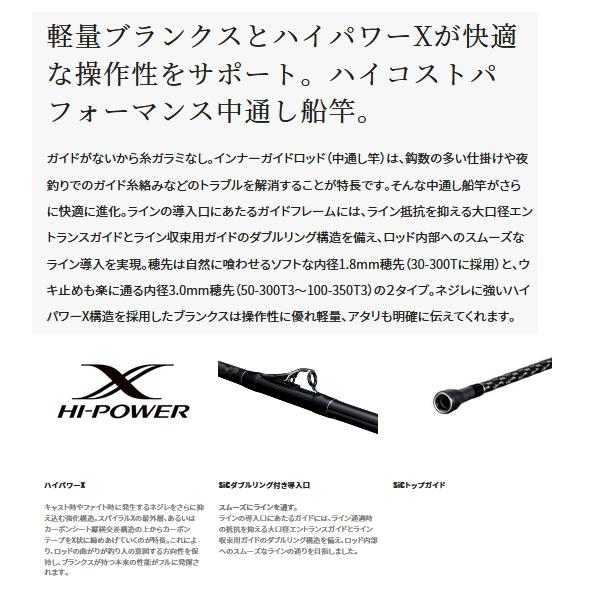 （23年1月新商品） シマノ 23 シーウイング 64 50-300T3 （仕舞寸法 108cm） （保証書付）の画像