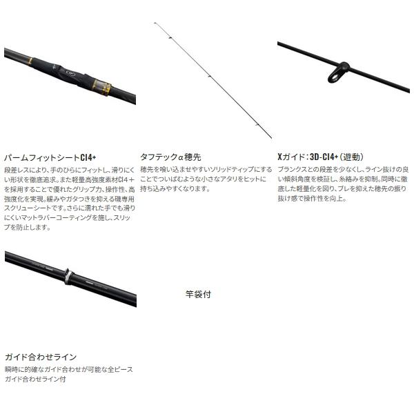 シマノ（SHIMANO） （25年2月新商品） 25 鱗海 0.6-500 （仕舞寸法