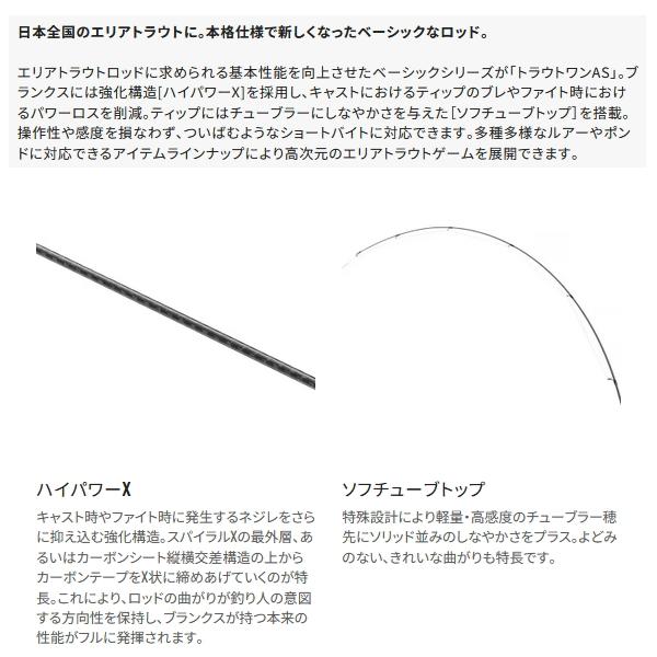 （23年9月新商品） シマノ 23 トラウトワン AS B66L （仕舞寸法 101.4cm） 120 爆買 （保証書付）_1