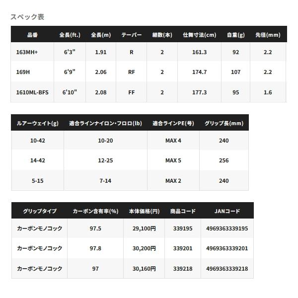 ≪'24年2月新商品！≫ シマノ '24 エクスプライド 261SUL+-2 〔仕舞寸法 95.5cm〕  【保証書付】｜fugashop2｜03