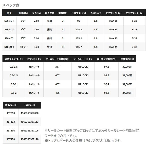シマノ（SHIMANO） （24年11月新商品） 24 ディアルーナ 振出モデル
