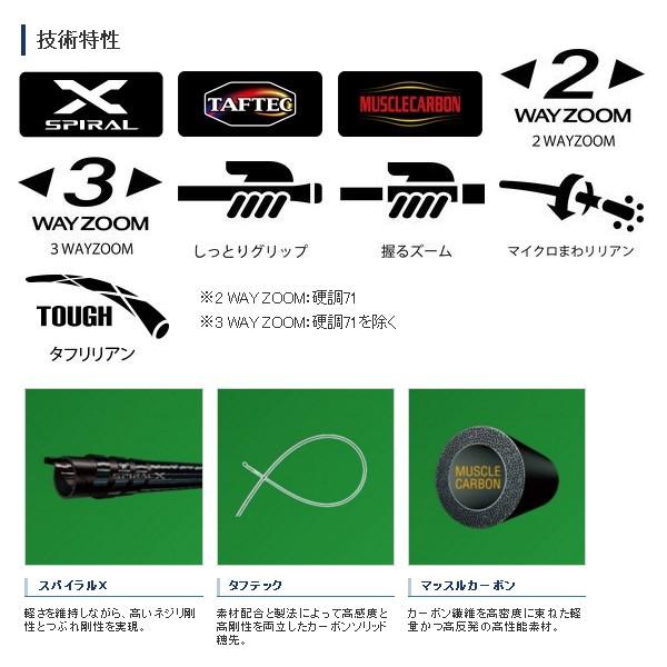 シマノ（SHIMANO） （18年12月新商品） 天平 ZA 硬調 61 （仕舞寸法