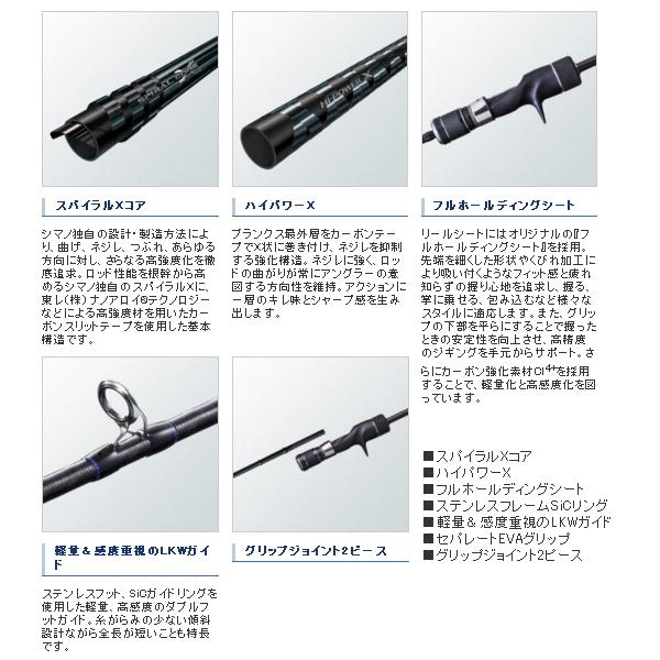 ゲームタイプスローＪ　B66-4 ジギングロッド　シマノ　20年モデル シマノ（SHIMANO） （20年8月新商品） 20 ゲームタイプ スロー J B66-4