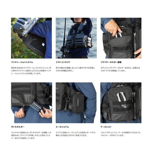 シマノ （23年3月新商品） アクトゲームベスト VF-274W ブラック M
