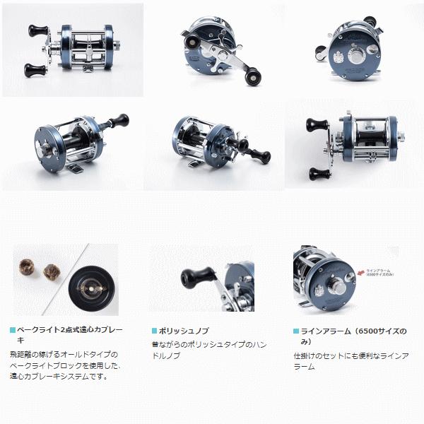 アブガルシア アンバサダー 6501CS ロケット ブルーグレー （左巻き） （保証書付き） （小型商品）の画像