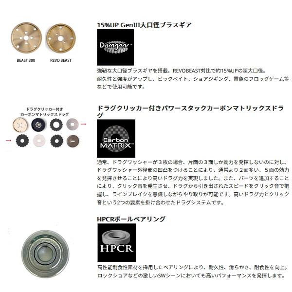 Abu Garcia（アブガルシア） （25年9月新商品） ビースト 300 LP (右