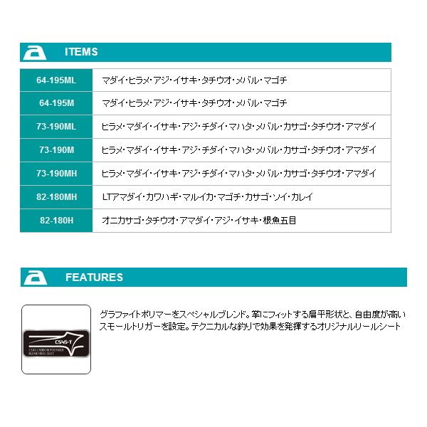 alpha tackle（アルファタックル） （22年5月新商品） ライトゲーム FT