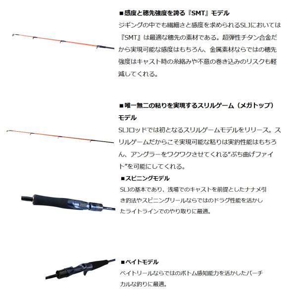 ≪'21年7月新商品！≫ ダイワ ソルティガ SLJ 64MLS-SMT 〔仕舞寸法 193cm〕 【保証書付】 【大型商品2/代引不可】｜fugashop2｜03