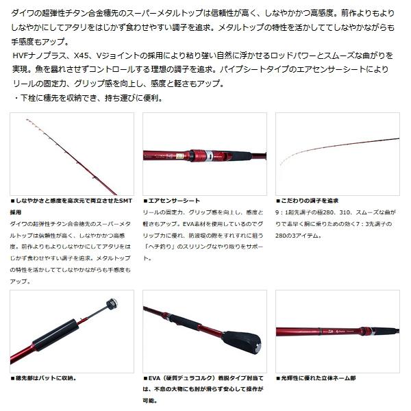 DAIWA（ダイワ） （22年7月新商品） BJ スナイパー MT ヘチ 極280
