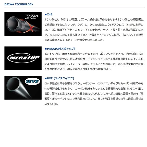 DAIWA（ダイワ） （21年2月新商品） 波濤 1.5-63・N （仕舞寸法 117cm