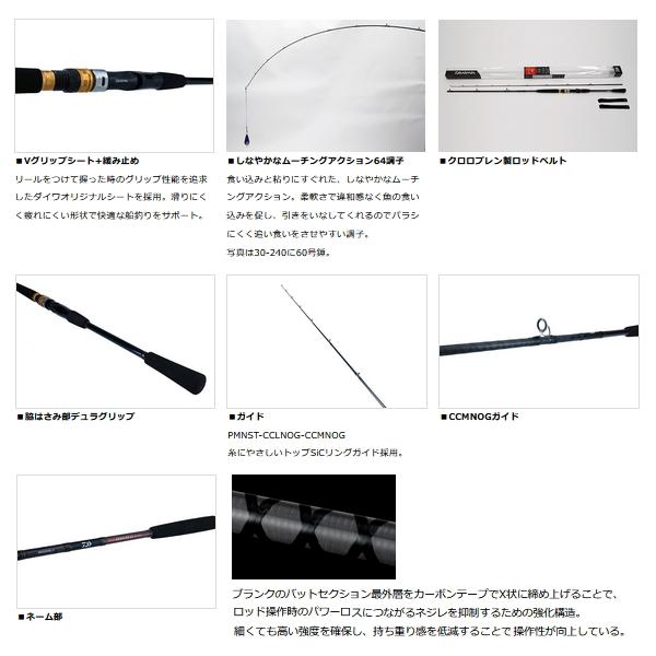 ダイワ　シーフレックス64 50-240 DAIWA（ダイワ） （22年9月新商品） シーフレックス64 50-240・N