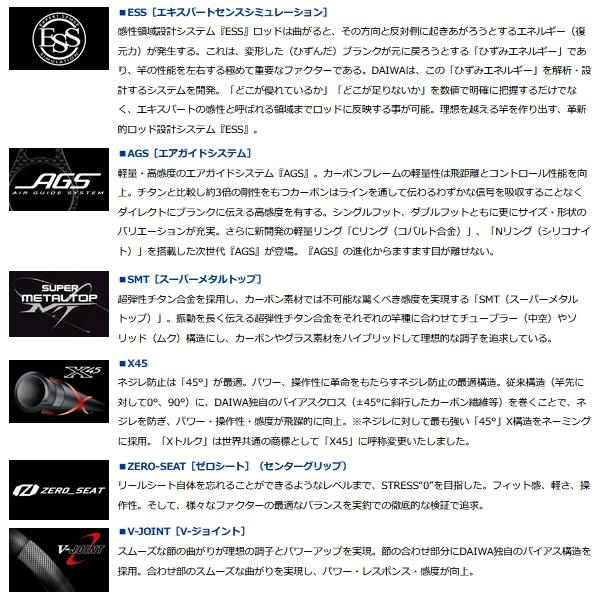 DAIWA（ダイワ） （22年2月新商品） 極鋭 ヤリイカ 82 MH-170 （仕舞